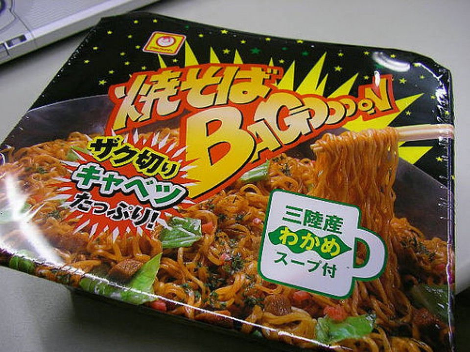 Instant yakisoba noodles