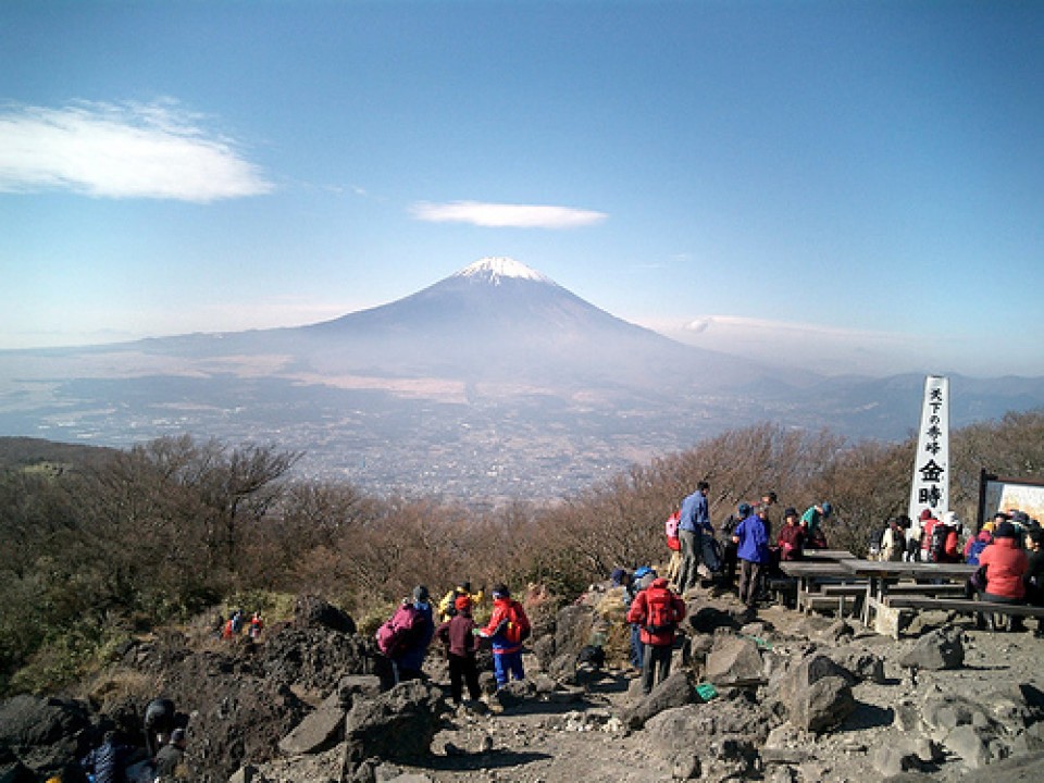 Kintoki Mountain view of Fuji