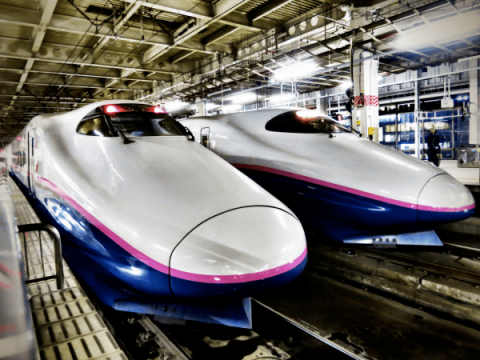 The Shinkansen (Bullet Train)