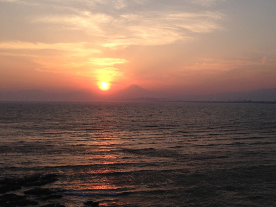 Mount Fuji from the Shonan Coast