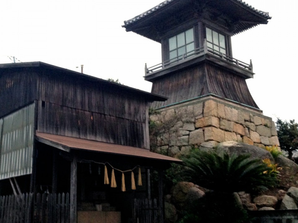 the old lighthouse in Ushimado