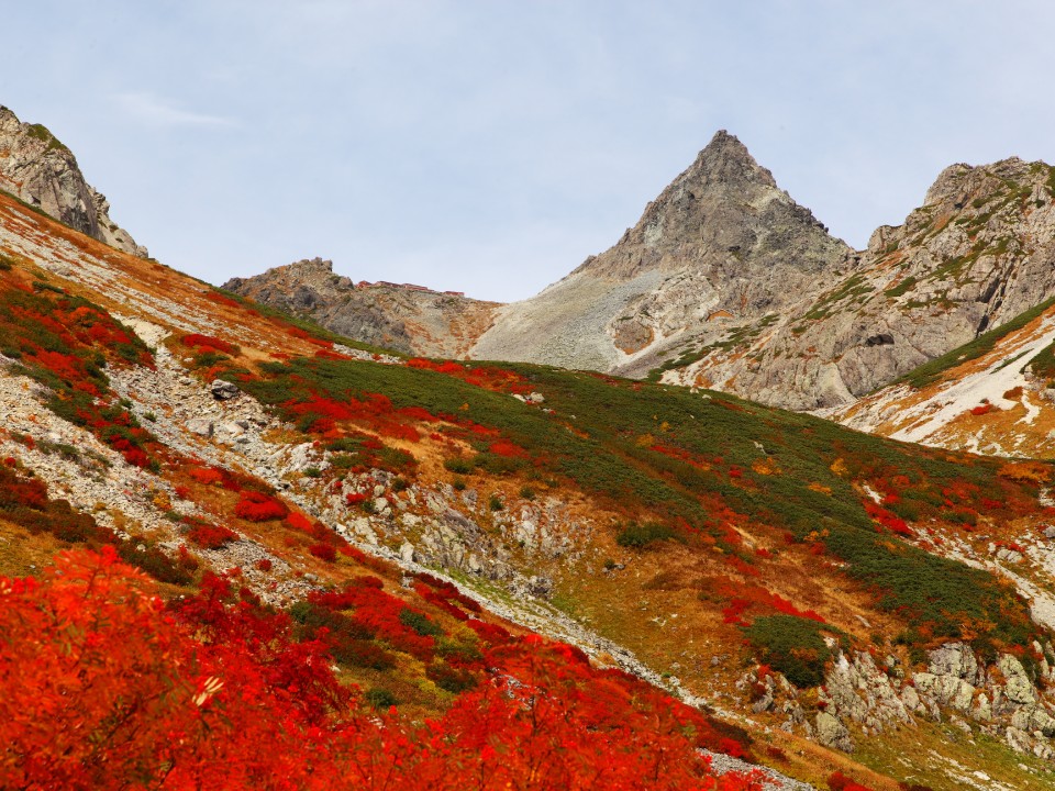 Autumn colors at Mt. Yari