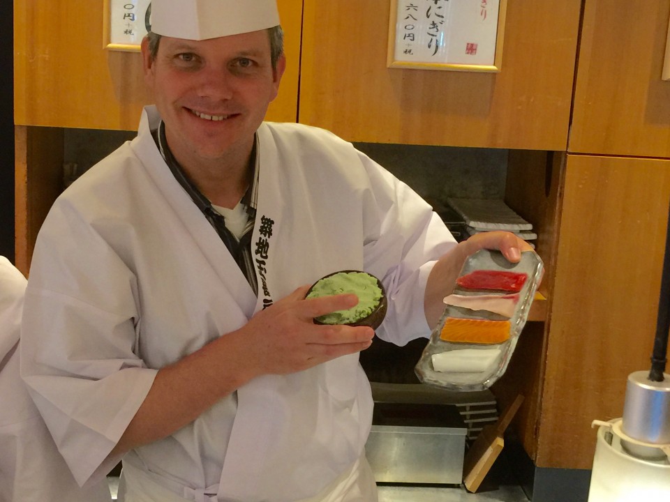Nigiri-zushi ingredients for atop the rice!