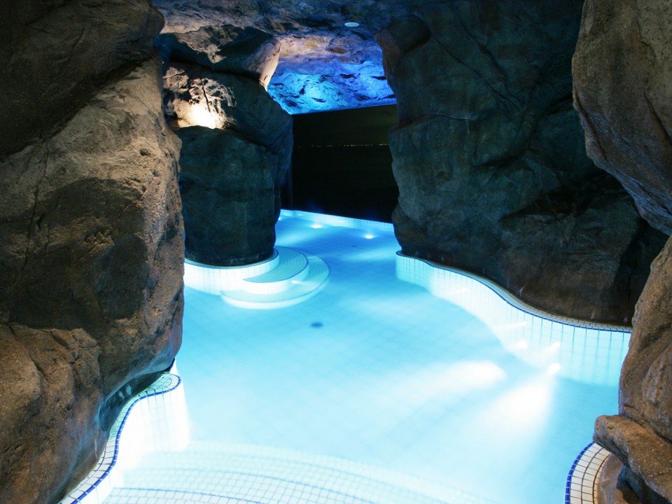 Cave pools at Enoshima Island Spa are open year-round